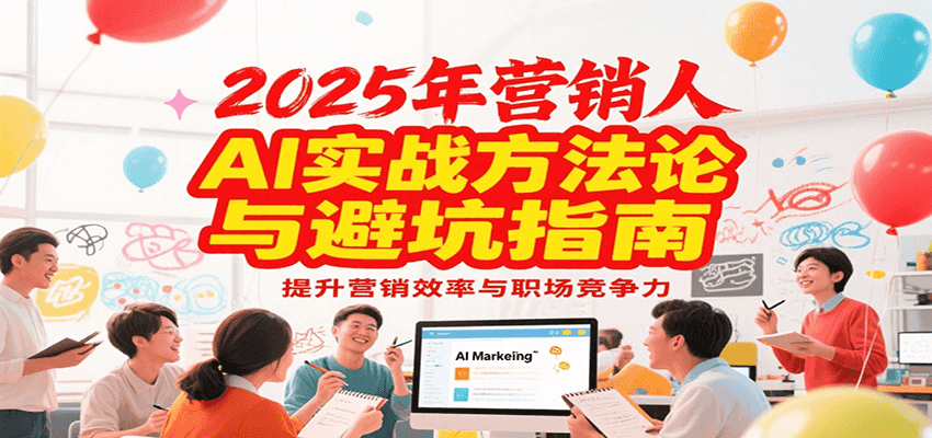 2025年营销实战方法论与避坑指南,利用AI提升营销效率与职场竞争力-木木云网创