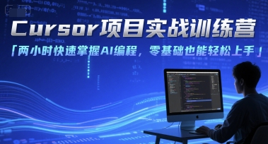 Cursor项目实战训练营,两小时快速掌握AI编程,零基础也能轻松上手-木木云网创