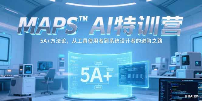 MAPSAI特训营，掌握 5A+方法论，从工具使用者到系统设计者的进阶之路-木木云网创