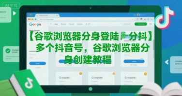 谷歌浏览器分身登陆多个抖音号，谷歌浏览器分身创建教程-木木云网创